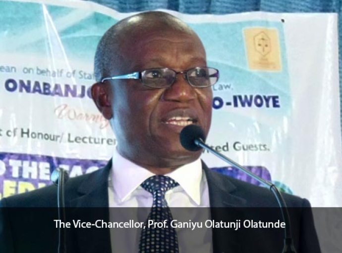 30th Convocation! We are sure of our products,they can defend their certificates...OOU VC,Ganiyu Olatunde boasts